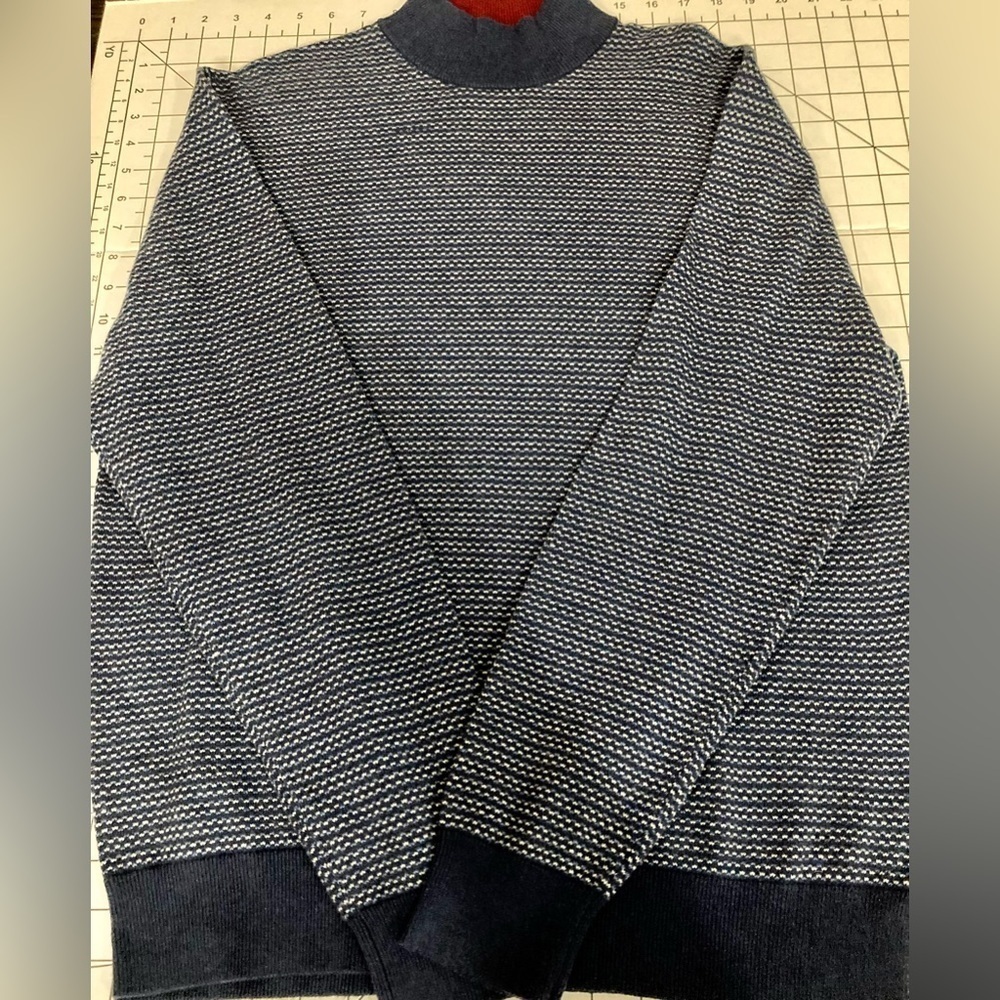 NWOT Bonobos‎ Men’s Medium Blue Mock Turtleneck Sweater